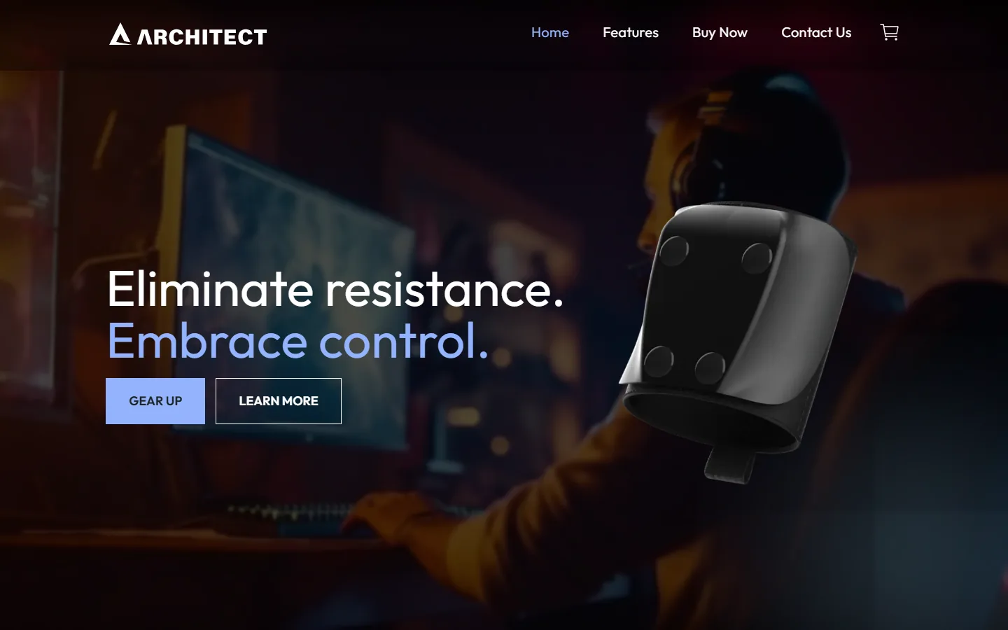 Скріншот сайту Architect у портфоліо ScaleLab