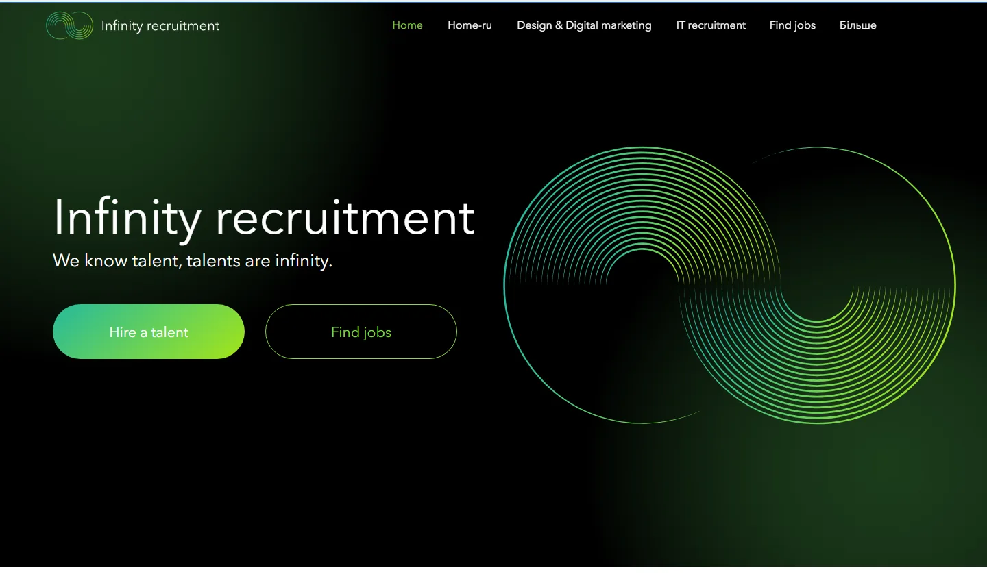 Скріншот сайту Milliy Movement у портфоліо ScaleLab